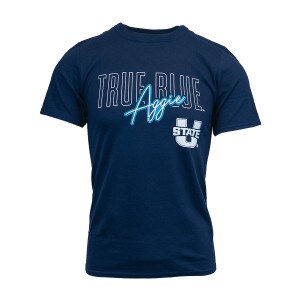 utah state true blue aggie tshirt 22-23 navy